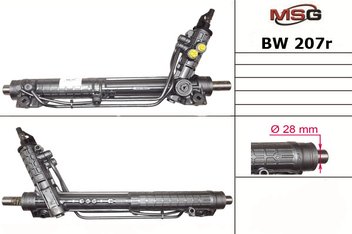msg-bw207r Рулевая рейка восстановленная MSG BW 207R